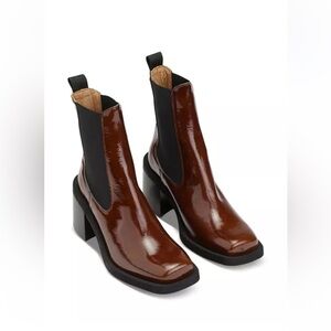 【関税&送料込み】Ganni Butterfly Boots Ganni | Shoes | Ganni Green White Cowboy Boots With Floral